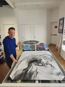 Getting the prints ready