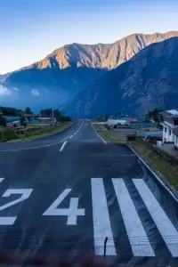 View of the Lukla airport