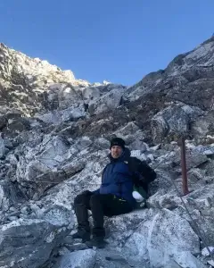 Chola Pass,the moment when I had to stop a second