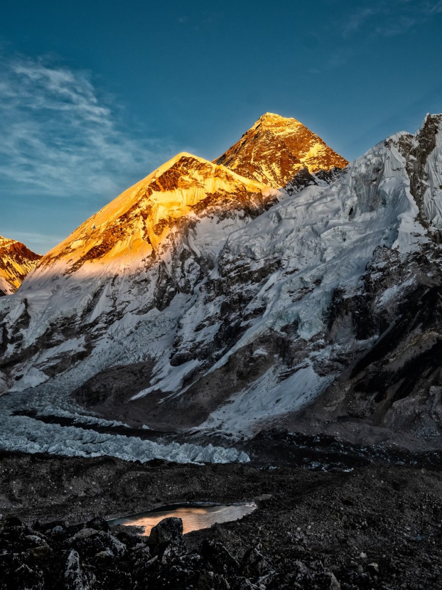 Collections 4 Mt.Everest on a sunset, shot from Kala Patthar